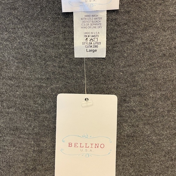 NWT grey soft cozy ruffle sweater - Picture 3 of 6